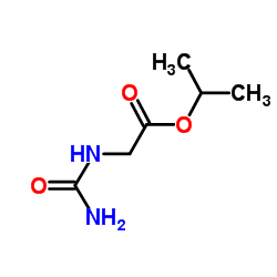 Glycine, N-(aminocarbonyl)-, 1-methylethyl ester (9CI)结构式