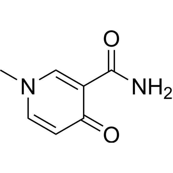 1-methyl-4-oxo-pyridine-3-carboxamide Structure