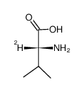 D-[2-2H]valine结构式