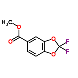 Methyl 2,2-difluorobenzo[d][1,3]dioxole-5-carboxylate Structure