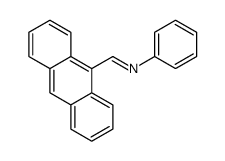 1-anthracen-9-yl-N-phenylmethanimine Structure