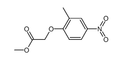 Acetic acid, (2-methyl-4-nitrophenoxy)-, methyl ester (9CI) Structure