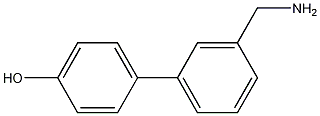 3'-(氨基甲基)-[1,1'-联苯]-4-醇结构式