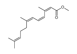 methyl all-Z-3,7,11-trimethyldideca-2,4,6,10-tetraenoate Structure