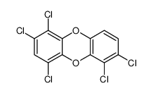 1,2,4,6,7-Pentachlorodibenzo[1,4]dioxin结构式