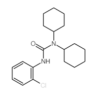 Urea,N'-(2-chlorophenyl)-N,N-dicyclohexyl-结构式