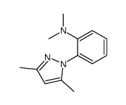 2-(3,5-dimethylpyrazol-1-yl)-N,N-dimethylaniline结构式