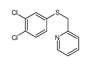 2-[(3,4-dichlorophenyl)sulfanylmethyl]pyridine结构式