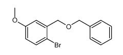 1-bromo-4-methoxy-2-(phenylmethoxymethyl)benzene Structure