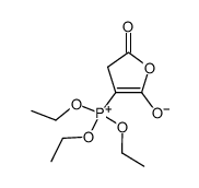 5-oxo-3-(triethoxyphosphonio)-4,5-dihydrofuran-2-olate结构式