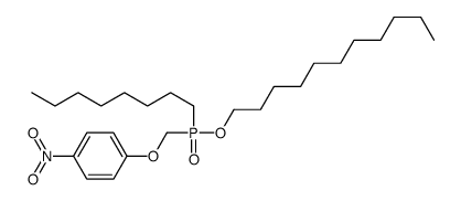 1-nitro-4-[[octyl(undecoxy)phosphoryl]methoxy]benzene结构式