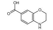 3,4-二氢-2H-苯并[b][1,4]恶嗪-7-羧酸结构式