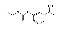 Carbamic acid, ethylmethyl-, 3-[(1R)-1-hydroxyethyl]phenyl ester Structure