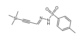 (3-(trimethylsilyl)-2-propynylidene)-4-methylbenzenesulfonyl hydrazide结构式