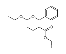 2-ethoxy-5-ethoxycarbonyl-6-phenyl-3,4-dihydro-2H-pyran Structure