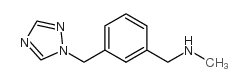N-甲基-n-[3-(1H-1,2,4-噻唑-1-甲基)苄基]胺结构式