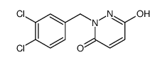 2-[(3,4-dichlorophenyl)methyl]-1H-pyridazine-3,6-dione结构式