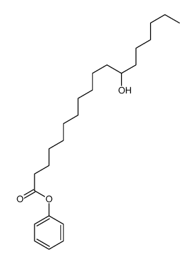 phenyl 12-hydroxyoctadecanoate结构式