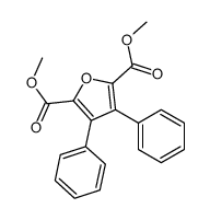dimethyl 3,4-diphenylfuran-2,5-dicarboxylate结构式