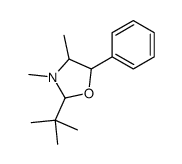 2-tert-butyl-3,4-dimethyl-5-phenyl-1,3-oxazolidine Structure