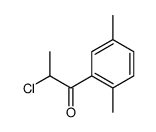 2-chloro-1-(2,5-dimethylphenyl)propan-1-one Structure