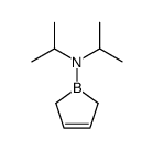 N,N-di(propan-2-yl)-2,5-dihydroborol-1-amine结构式