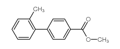 2-甲基-[1,1-联苯]-4-羧酸甲酯结构式