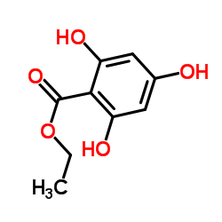 2,4,6-三羟基苯甲酸乙酯结构式