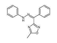 (Z)-phenylhydrazone of 5-methyl-3-benzoyl-1,2,4-oxadiazole Structure