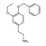 2-(4-(苄氧基)-3-乙氧基苯基)乙胺结构式