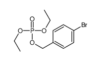 (4-bromophenyl)methyl diethyl phosphate Structure