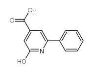 2-HYDROXY-6-PHENYLPYRIDINE-4-CARBOXYLIC ACID Structure