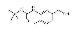 Carbamic acid, N-[5-(hydroxymethyl)-2-methylphenyl]-, 1,1-dimethylethyl ester结构式