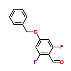 4-(Benzyloxy)-2,6-difluorobenzaldehyde Structure