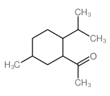 1-(5-methyl-2-propan-2-yl-cyclohexyl)ethanone Structure