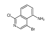 5-amino-1-chloro-4-bromoisoquinoline Structure