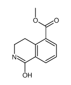 1-氧代-1,2,3,4-四氢异喹啉-5-羧酸甲酯结构式