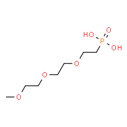 m-PEG3-phosphonic acid结构式