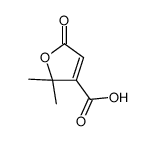 ()-tetrahydro-2,2-dimethyl-5-oxo-3-furoic acid Structure