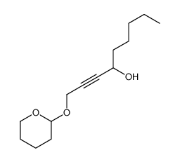 1-(oxan-2-yloxy)non-2-yn-4-ol结构式