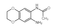 N-(7-氨基-2,3-二氢-苯并[1,4]二噁英-6-基)-乙酰胺结构式