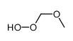 hydroperoxy(methoxy)methane Structure