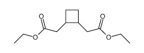 1,2-Bis-ethoxycarbonylmethyl-cyclobutan Structure