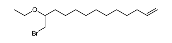 ethyl-(1-bromomethyl-dodec-11-enyl)-ether Structure