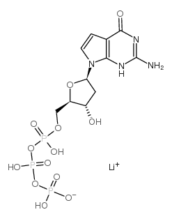 7-Deaza-2′-deoxyguanosine 5′-triphosphate结构式