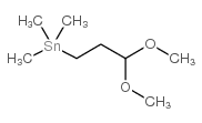 1-TRIMETHYLSTANNYL-3,3-DIMETHOXYPROPANE结构式