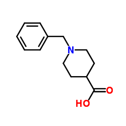 1-苄基哌啶-4-甲酸结构式