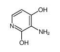 3-氨基吡啶-2,4-二醇结构式