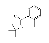 N-叔丁基-2-甲基苯甲酰胺结构式
