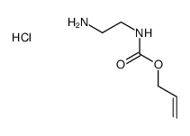 (2-氨基乙基)氨基甲酸烯丙酯盐酸盐结构式